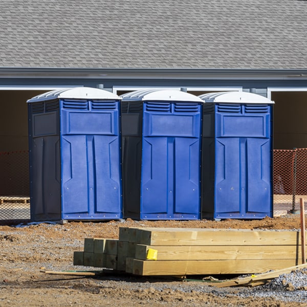 are there any restrictions on what items can be disposed of in the portable restrooms in Forestville OH